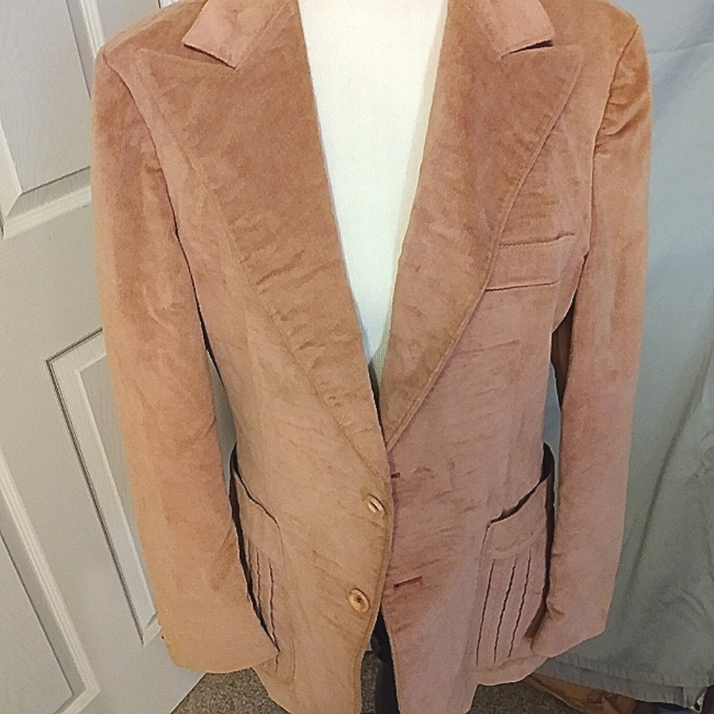 h.i.s brand clothing Women's corduroy light brown jacket size large